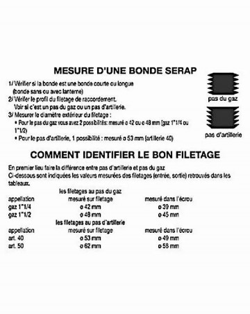 Bonde de laboratoire à bouchon longueur 98mm, Ext diamètre 40mm, Pas d'artillerie.