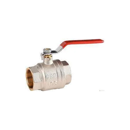 509 female/female ball valve 4", or 102x114, flat steel handle.