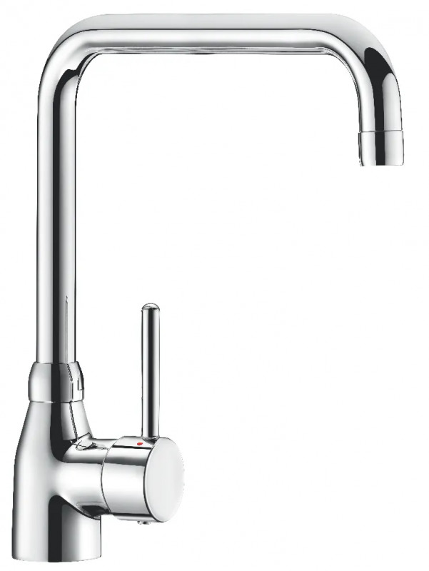 Mechanical sink mixer, swivel spout 200 mm