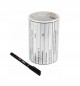 Roll of 50 labels for air conditioning, 70X130mm