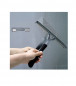 Chrome plated brass shower squeegee and lux rubber