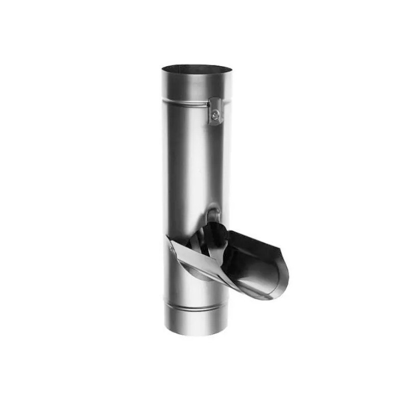 Colector de agua de lluvia, zinc natural con rejilla, diámetro 100 mm 