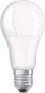 Standard frosted LED bulb E27, 10W, warm white.