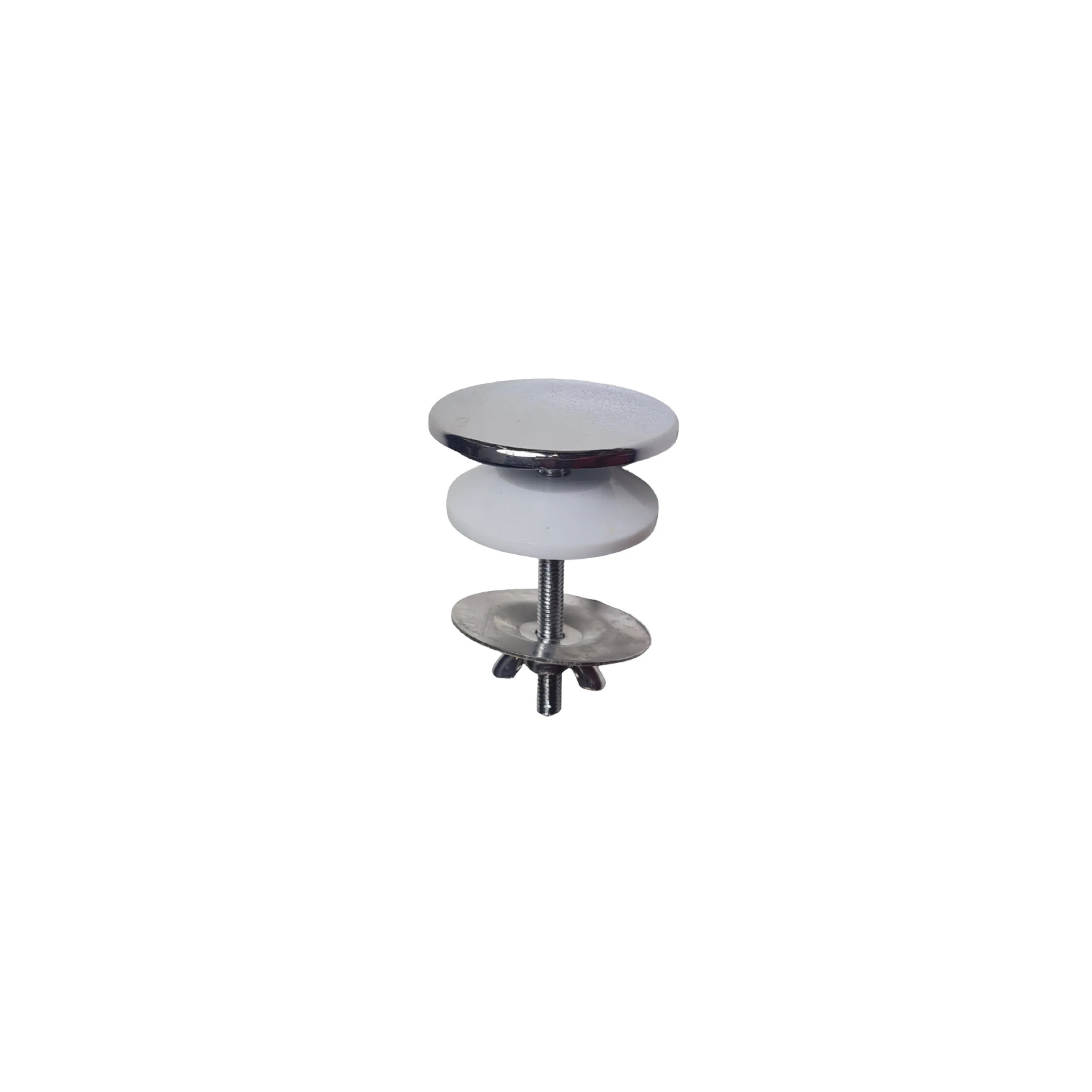 Cache trou pour lavabo ou bidet diamètre 50 mm, tige 6 X 68