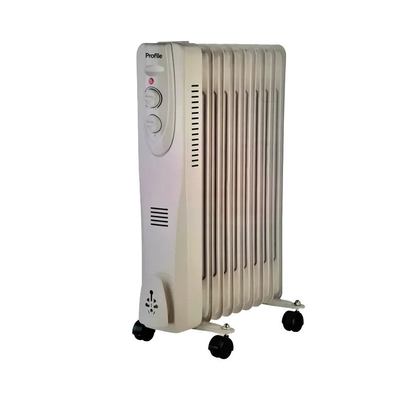 Radiateur bain d'huile 2000W, 3 positions