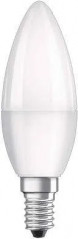 Ampoule LED dépolie flamme E14, 4.9W, blanc froid.