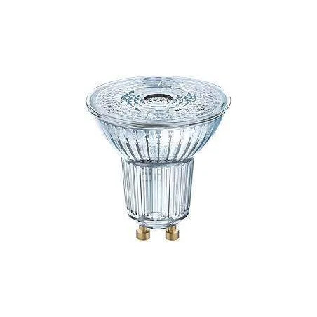 Ampoule LED spot PAR16 GU10, 4.3W , blanc chaud.