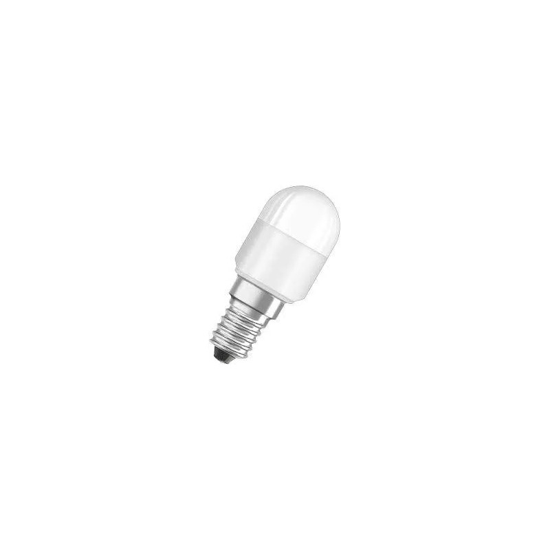 Ampoule LED dépolie mini-tube E14, 2.3W, blanc chaud.