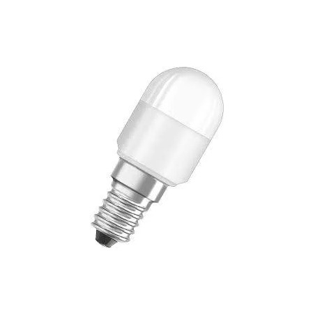 Ampoule LED dépolie mini-tube E14, 2.3W, blanc chaud.