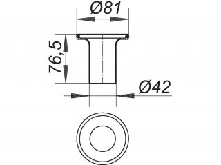 Tubo sifone antiodore per scarico doccia 46