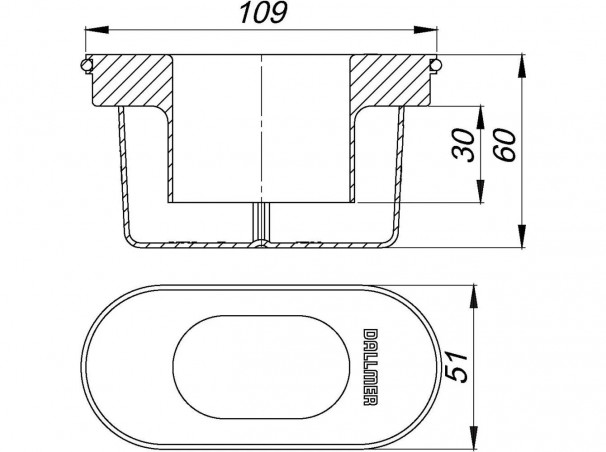 Anti-odour trap for CERALINE shower channel