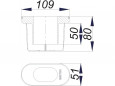 Odor trap for CeraLine shower channel from 2009