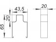 Maintenance key for shower channel