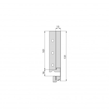 Kit de tiroir cuisine avec fermeture amortie, gris anthracite, profondeur 500 mm hauteur 131mm