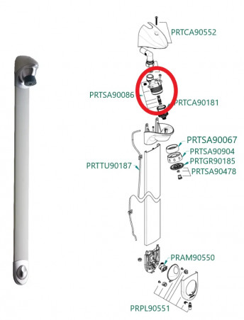 Corps panneaux de douche DL400 SE