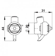 Zündgerät für zeitgesteuerte mechanische Dusche DL400 SE