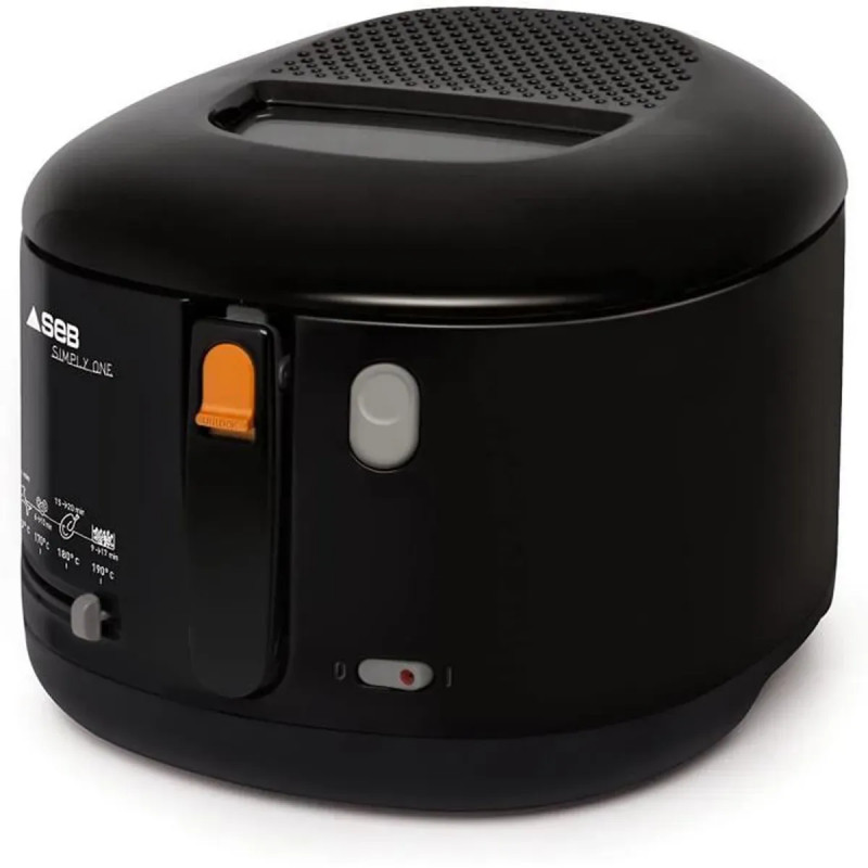 Filtra One compact oil bath fryer black, capacity 1,2 kg