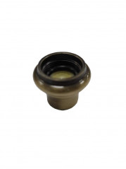 Female matte bronze 18x100 jet holder with ABS 8.6L/min aerator.