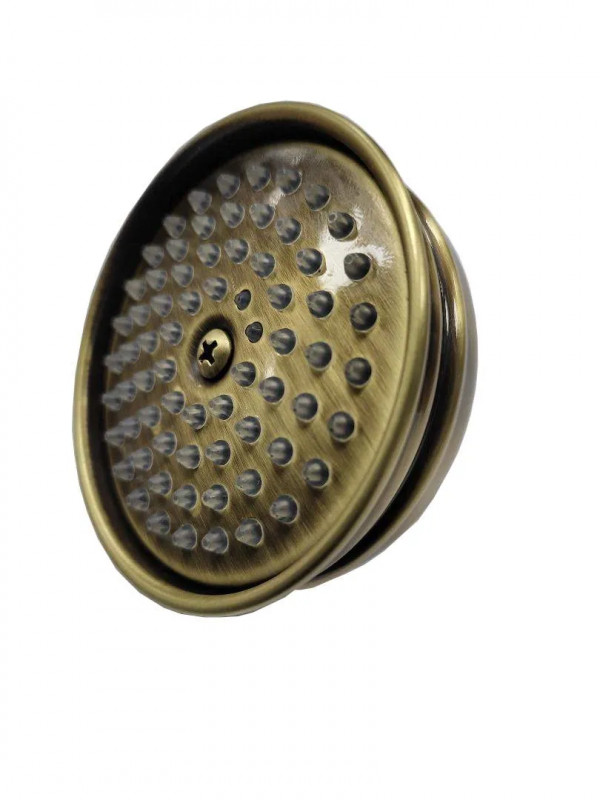 Retro matte bronze shower head only.