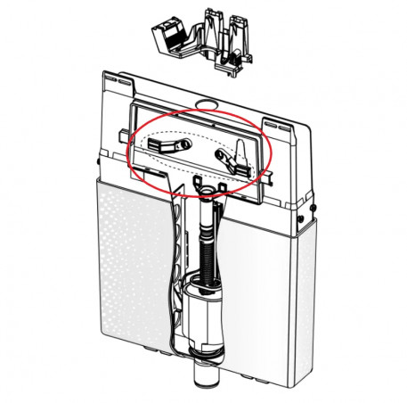 Linguette di fissaggio del serbatoio 198