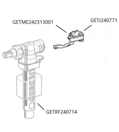 Membrane seule pour robinet flotteur Geberit