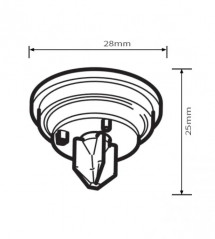 Membrane seule pour robinet flotteur Geberit