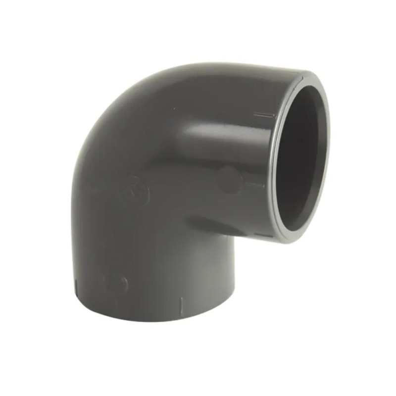 PVC pressure elbow 90° diameter 50 mm, female