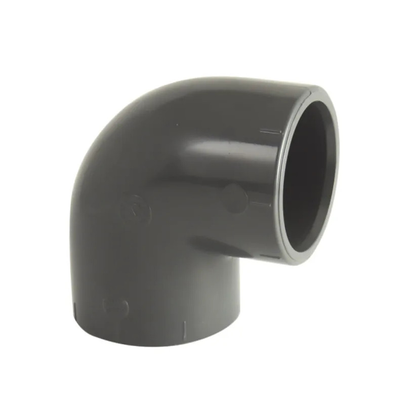 PVC pressure elbow 90° diameter 75 mm, female