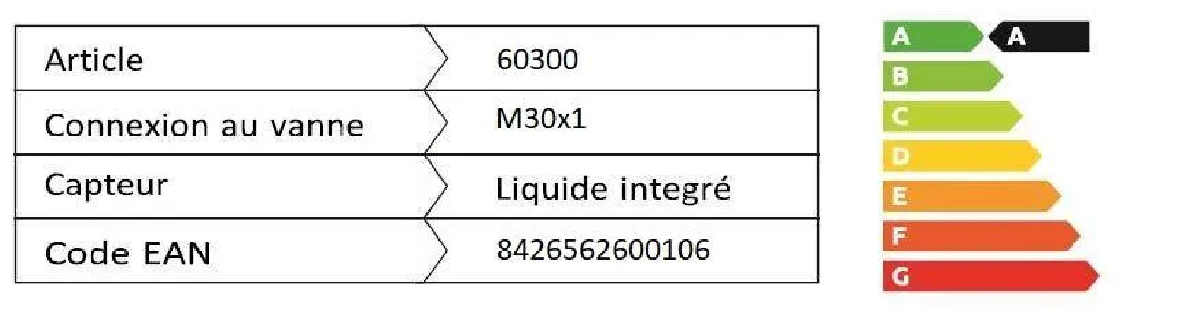 Tête thermostatique Harmony bulbe liquide M30x1