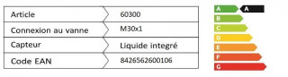 Cabezal termostático de bulbo líquido Harmony M30x1