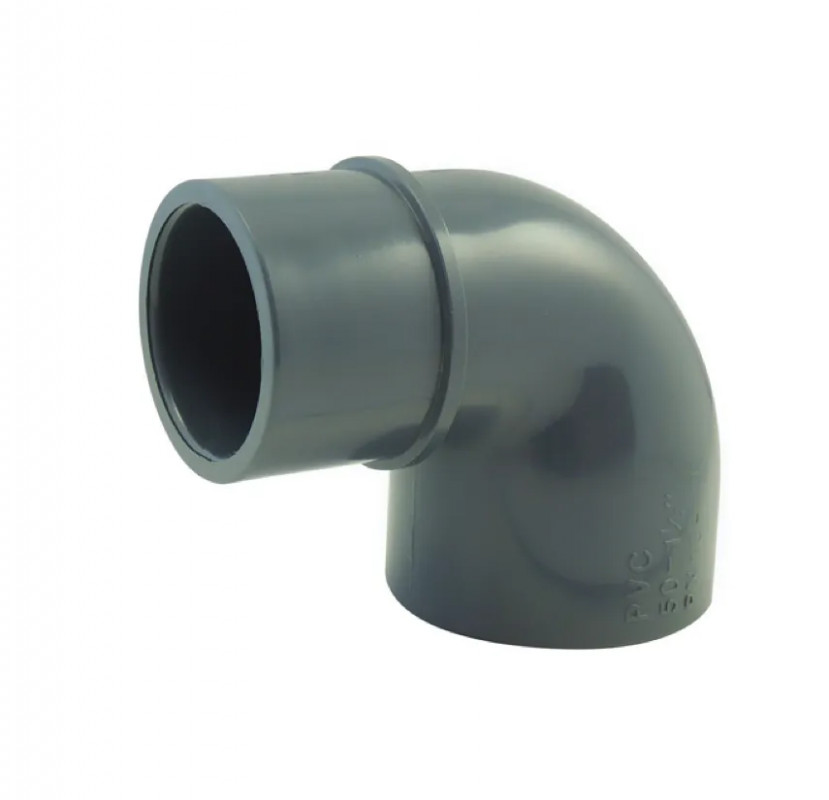 PVC pressure elbow 90° diameter 63 mm, female male