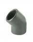 PVC pressure elbow 45° diameter 25 mm, female