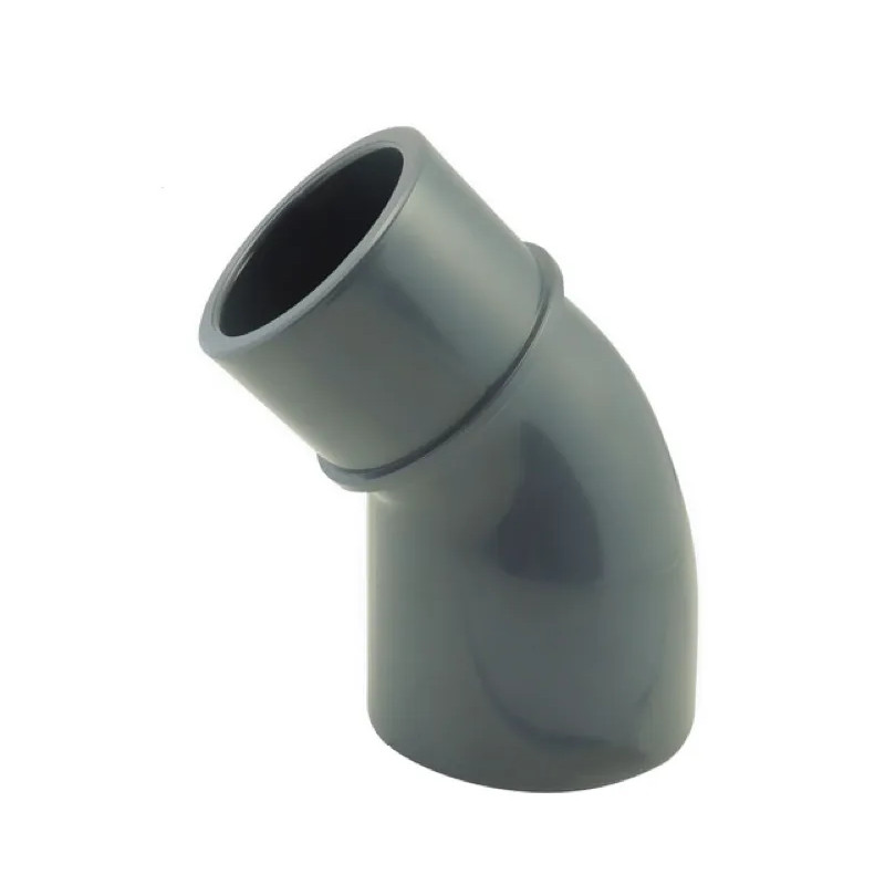 PVC pressure elbow 45° diameter 50 mm, female male