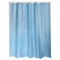 Blue polyester shower curtain 180 x 200 cm