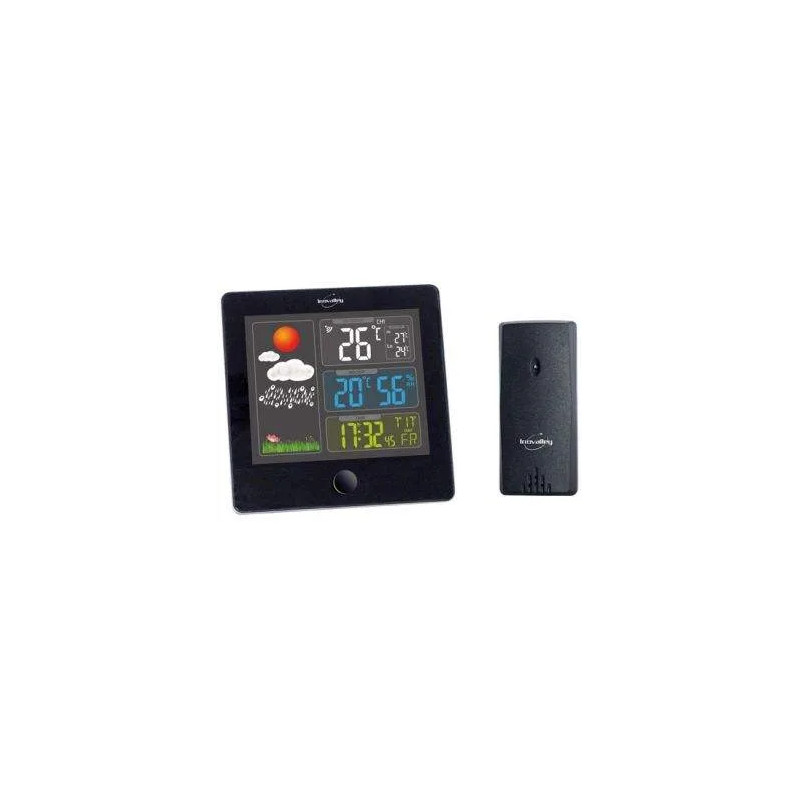 Wireless color screen weather station with indoor and outdoor humidity sensor