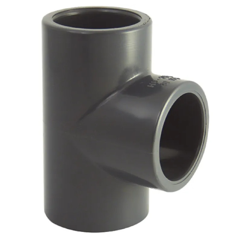 PVC pressure tee 90° diameter 90 mm, 16 bars