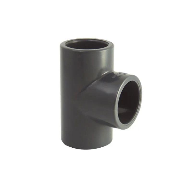 PVC pressure tee 90° diameter 32 mm, 16 bars