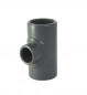 Tee 90° reduced PVC pressure female diameter 40, 20, 40