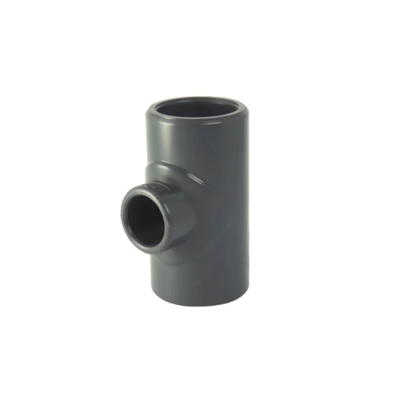 90° Tee reduced PVC pressure female diameter 40, 25, 40