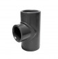 90° Tee reduced PVC pressure female diameter 40, 32, 40