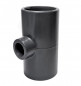 Tee 90° reduced PVC pressure female diameter 50, 20, 50