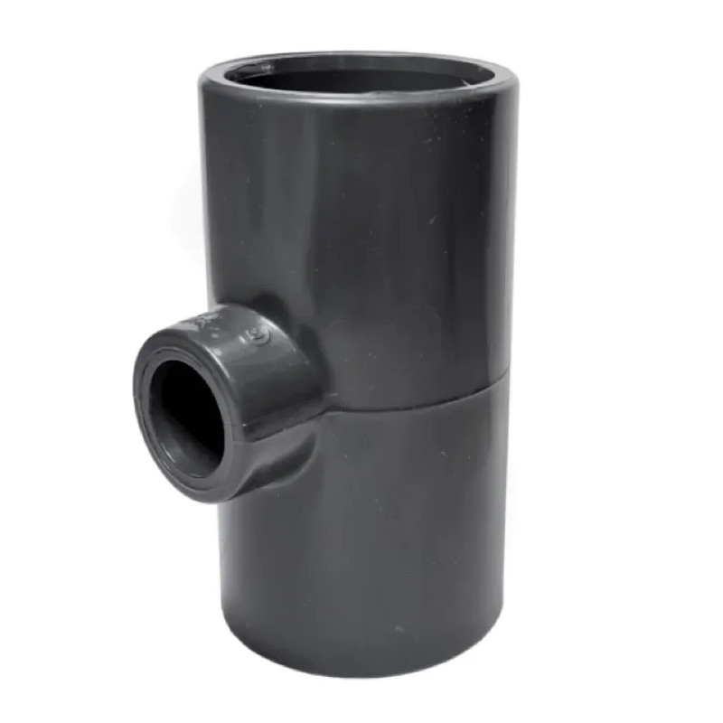 Tee 90° reduced PVC pressure female diameter 50, 25, 50