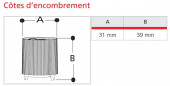 Volant manuel pour collecteur R553D, R553F, R553V