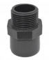 PVC pressure fitting to screw 33x42, to glue female 40 male 50 mm