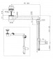 Waschbeckenabfluss mit platzsparendem Siphon und UP & DOWN Spundloch