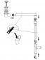 Waschbeckenabfluss mit platzsparendem Siphon und UP & DOWN Spundloch