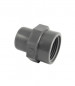 25 mm male PVC pressure fitting, 15x21 female screw fitting