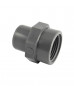 32 mm male PVC pressure fitting, 20x27 female screw fitting