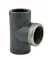 Tee 90° PVC mixed pressure 26x34 reinforced, diameter 32 mm