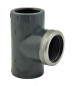 Tee 90° PVC mixed pressure 33X42 reinforced, diameter 40 mm